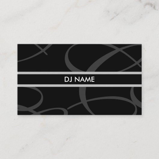 Carte de visite du DJ (Devant)