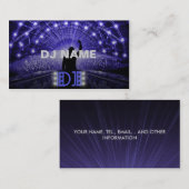 Carte de visite du DJ (Devant / Derrière)