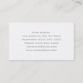 Carte de visite du DJ de club (Dos)