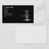 Carte de visite du DJ de partie (Devant / Derrière)