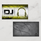 Carte de visite du DJ - personnalisable (Devant / Derrière)