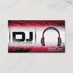 Carte de visite du DJ - personnalisable