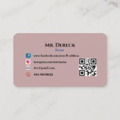 Carte de visite du docteur (Dos)