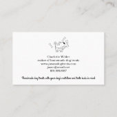 Carte de visite du fabricant de traitements de chi (Dos)