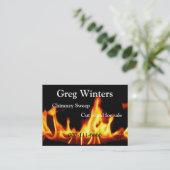 Carte de visite du feu (Debout devant)