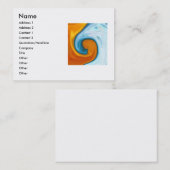 carte de visite du feu et de l'eau (Devant / Derrière)