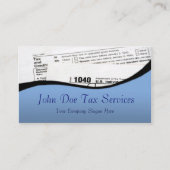 Carte de visite du formulaire fiscal fédéral prépa (Devant)