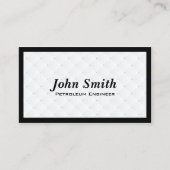 Carte de visite du génie pétrolier Pearl Quilt (Devant)