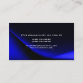 Carte de visite du gestionnaire de monogrammes gri (Dos)