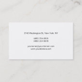 Carte de visite du Gestionnaire de script noir bla (Dos)