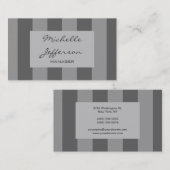 Carte de visite du Gestionnaire d'écriture manuscr (Devant / Derrière)