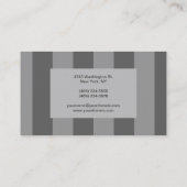 Carte de visite du Gestionnaire d'écriture manuscr (Dos)