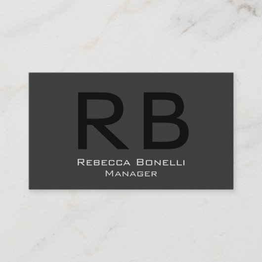 Carte de visite du gestionnaire professionnel de m (Devant)