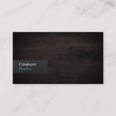 Carte de visite du grain de bois (Devant)