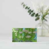 Carte de visite du jardin de Monet (Debout devant)