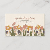 Carte de visite du jardin de printemps (Devant)