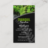 Carte de visite du jardin paysager (Devant)