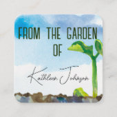 Carte de visite du jardinier de semences (Devant)