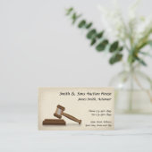 Carte de visite du juge de l'adjudicateur (Debout devant)