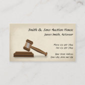 Carte de visite du juge de l'adjudicateur (Devant)