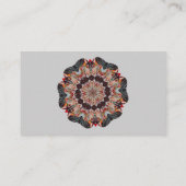 Carte de visite du kaléidoscope du carousel (Dos)