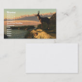 Carte de visite du lac Deer (Devant / Derrière)