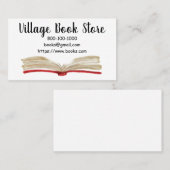 CARTE DE VISITE DU LIVRE DE COULEUR D'EAU (Devant / Derrière)