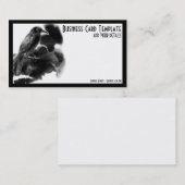 Carte de visite du logo Black Bird (Devant / Derrière)