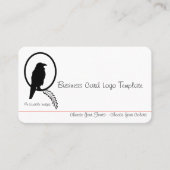 Carte de visite du logo Black Crow ou Raven (Devant)