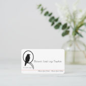 Carte de visite du logo Black Crow ou Raven (Debout devant)