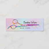 carte de visite du logo ciseaux de coiffeur (Devant)