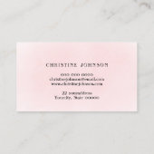 ・ carte de visite du logo d'abeille dorée (Dos)