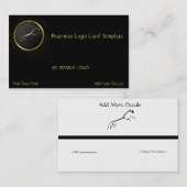 Carte de visite du logo de Geoglyphs Gold Horse (Devant / Derrière)