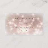 carte de visite du logo de la fleur (Dos)