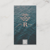 Carte de visite du logo de la marine (Devant)