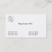 Carte de visite du logo de l'entreprise multinom (Dos)