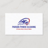 Carte de visite du logo de nettoyage d'énergie mod (Devant)