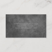 Carte de visite du logo du formateur personnel (Dos)