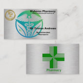 Carte de visite du logo du propriétaire/directeur (Devant / Derrière)