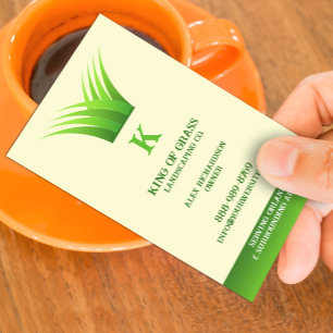 Carte de visite du logo en laiton pour l'entretien