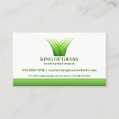 Carte de visite du logo en laiton pour l'entretien (Devant)