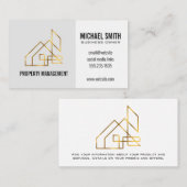 Carte de visite du logo Gold Real Estate (Devant / Derrière)