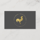 Carte de visite du logo Gold Rooster (Devant)