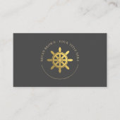 Carte de visite du logo Gold Ships (Devant)