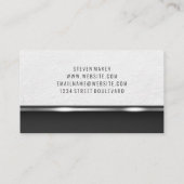 Carte de visite du logo Gold Silver Real Estate (Dos)