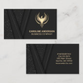 Carte de visite du logo Golden Phoenix (Devant / Derrière)