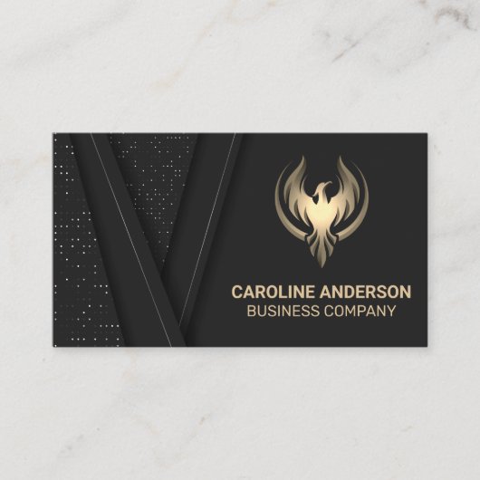 Carte de visite du logo Golden Phoenix (Devant)