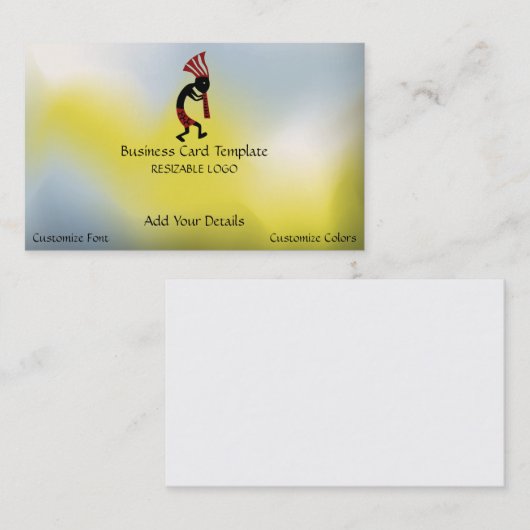 Carte de visite du logo Kokopelli (Devant / Derrière)