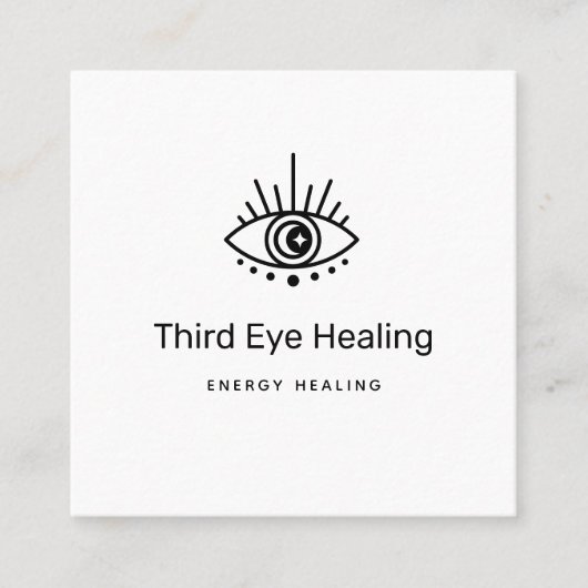 Carte de visite du logo Moon Star Third Eye (Devant)