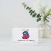Carte de visite du logo Owl (Debout devant)